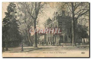 Old Postcard Draguignan Hotel Posts and Telegraphs