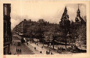 CPA TOULOUSE - La Rue d'Alsace-Lorraine et le Boulevard du Capitole (582420)