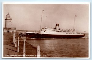 RPPC RMS Brighton Steamship Ship Real Photo Postcard