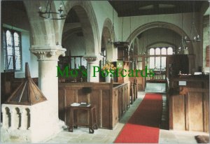 Rutland Postcard - Interior of St Peters Church, Brooke, Rutland  RR10303