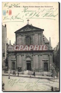 Postcard Old Paris Church of Our Lady of V?ctores