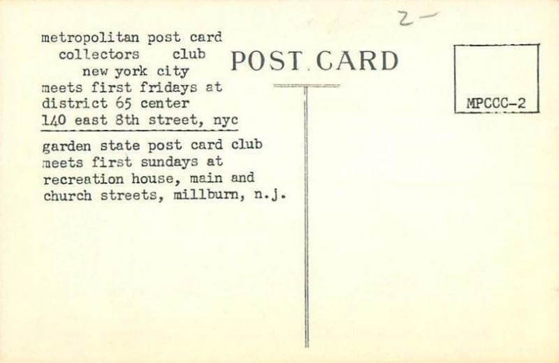 NYC New York 1st Eastern States Postcard Exhibition Vintage 1966 Postcard