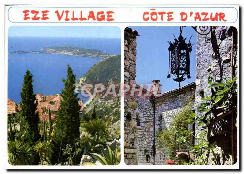 Modern Postcard Eze Village Cote d & # 39Azur