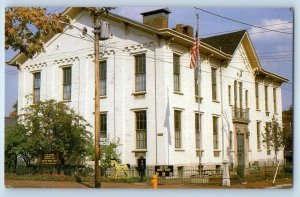 1960 Columbus Ohio Postcard Golden Hobby Shop Third St. German Village School