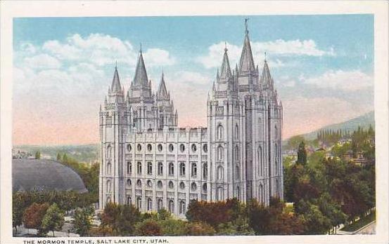 Utah Salt LAke City The Mormon Temple