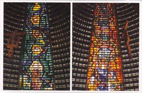 Brasil Rio De Janeiro Rj Green Stained Glass The Single Church