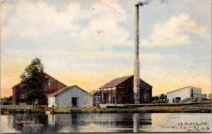 Postcard Pumping Station in La Plata, Missouri