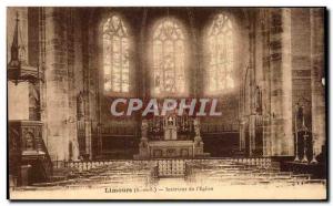 Postcard From Old Limours Interior & # 39Eglise