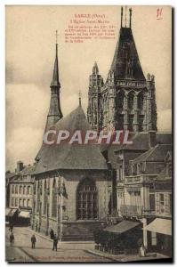 Old Postcard Laigle L & # 39Eglise Saint Martin