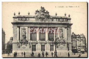 Postcard Old Lille Theater