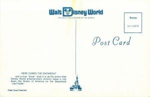 Early Walt Disney World, 0111-0078,Showboat, Rivers of America, Vintage Postcard