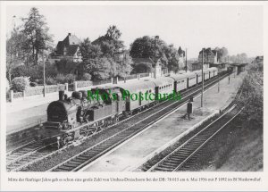 German Railway Postcard-Deutscher Zug,Lokomotive,Eisenbahn (Modern repro)RR19698