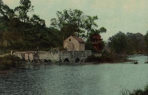 1907-1915 Allentown PA Along the Little Lehigh at Schreiber's Mill DB Postcard