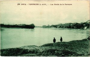 CPA TONNEINS Les Bords de la Garonne Lot et Garonne (100659)