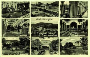 RPPC Bad Kissingen multi view Germany Real Photo Postcard