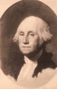 Vintage Postcard 1910's Portrait Of George Washington By Gilbert Stuart Boston