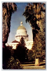 Capitol Dome and Grounds Sacramento California CA UNP Chrome Postcard C20