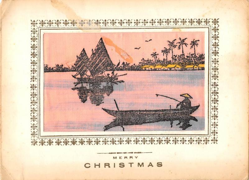 Br45053 Kim Long Saigon Vietnam ship bateaux merry christmas vietnam