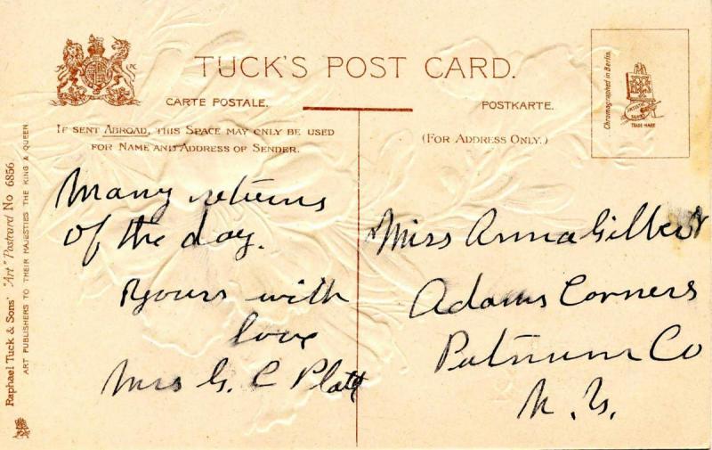 Greeting - Birthday.   Artist: Catherine Klein