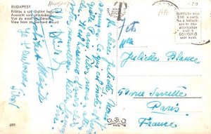 View from St Gerhard Mount Budapest Republic of Hungary Postal Used Unknown, ...