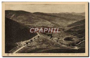 Old Postcard The Road Pyrenees laces Peyresourde of Luchon Vallee rating Larb...