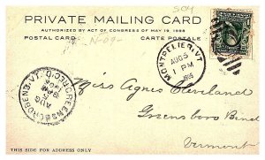 California Hotel Ausable Chasm Hotel from Rainbow Falls