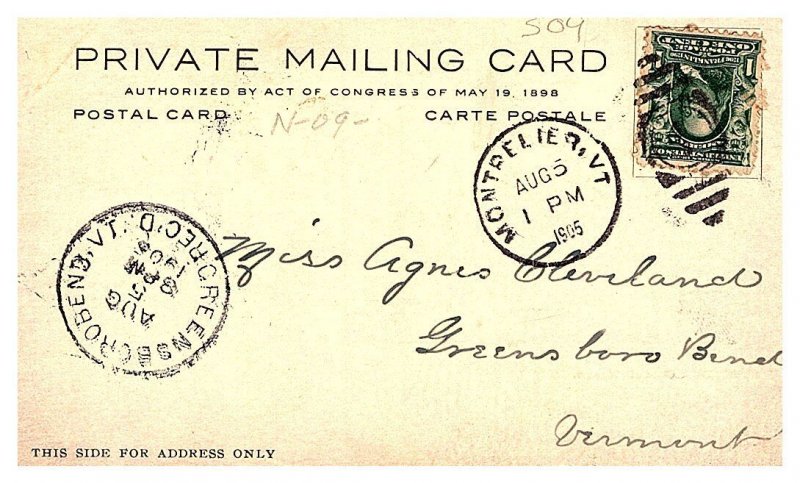 California Hotel Ausable Chasm Hotel from Rainbow Falls