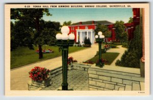 Yonah Hall From Simmons Building Brenau College Gainesville Georgia Postcard GA