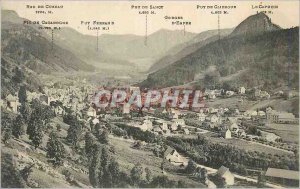 Old Postcard The Pyrenees Peak Cacadogne Puy Ferrand Hell Gorge