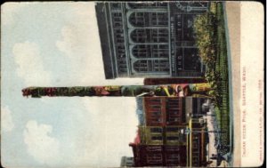 Indian Totem Pole - Seattle, Washington WA Postcard