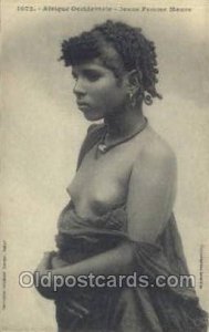 Afrique Occidentale Jeune Femme Maure African Nude Unused 