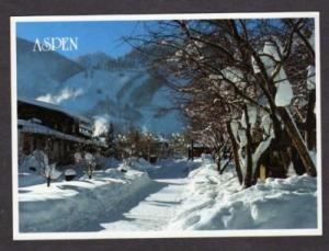 CO Mill Street Shopping Mall ASPEN COLORADO Postcard