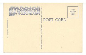 VA - Fredericksburg. Stratford Hall