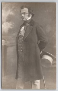 Franz Schubert Austrian Composer Classical and Romantic Eras RPPC Postcard L38