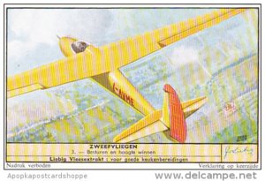 Liebig Trade Card s1683 Windflights No 3 Besturen en hoogte winnen