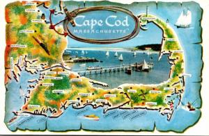 Massachusetts Cape Cod Map