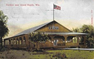 Pavilion near Grand Wisconsin Rapids WI 1915 postcard