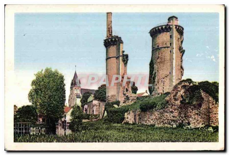 Old Postcard Mehun sur Yevre (Cher) Chateau Charles Ruins