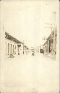 Native Street Scene - Panama Written on Back Real Photo Postcard c1915