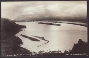 Looking West,Columbia River Highway,OR Postcard