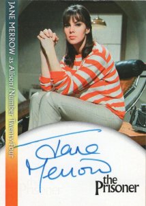 Jane Merrow The Prisoner Rare Hand Signed Autograph Card