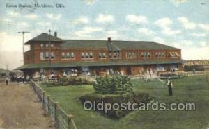 Union Station, McAlester, Ok ,Oklahoma, USA Train Railroad Station Depot Post...