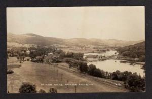 VT View McINDOE FALLS VERMONT Real Photo RPPC Postcard