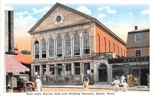 East India Marine Hall in Salem, Massachusetts and Peabody Museum.