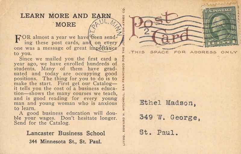 St Paul MNLancaster Business SchoolRomulus RemusSept 1912 Calendar