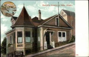 Executive Mansion at Sitka AK c1910 Postcard