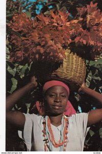 Young Haitian Flower Vendor, Petion-Ville , Haiti , W.I. , 50-60s