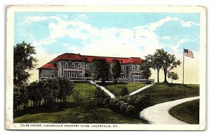 Club House, Louisville Country Club, Louisville, KY Postcard *7C19