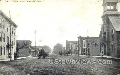 Main Street in Lawton, Michigan