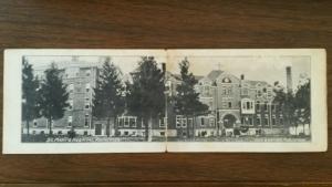 Rochester Minnesota~St Mary's Hospital~People & Carriage~1907 Double Attached Pc